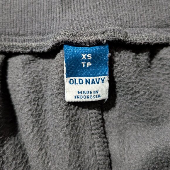 Old Navy 2 piece fleece lounge set Henley top and joggers grey size XS/Small - Picture 15 of 16